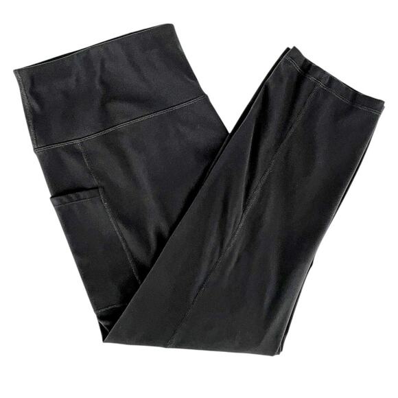 Pengbay Black Yoga Pants Exercise Leggings Pockets Plus Size - Picture 1 of 11